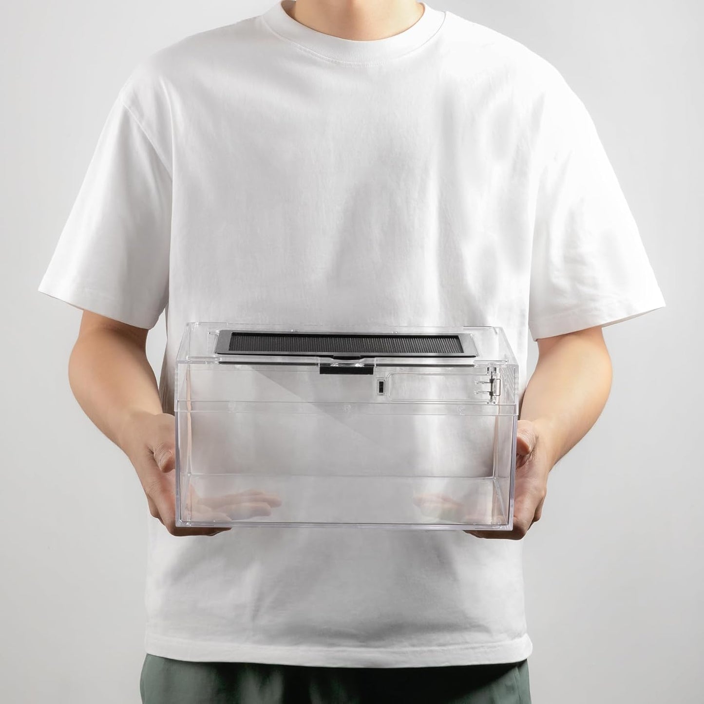 Reptile PC Terrarium Amphibian Tank Spider Enclosure Snake Cage 7x11.8x5.9inch Suitable for breeding Leopard Gecko,Frog,Hermit Crab,Lizards,Isopod,Tarantula,Turtles,Chameleons,Jumping Spiders