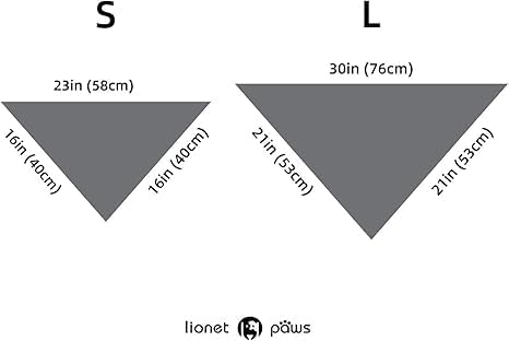 Lionet Paws Fall Dog Bandana Washable Cotton Brown Handkerchief Scarf Triangle Floral Oxalis Bandana for Small Medium Dogs Girl Boy