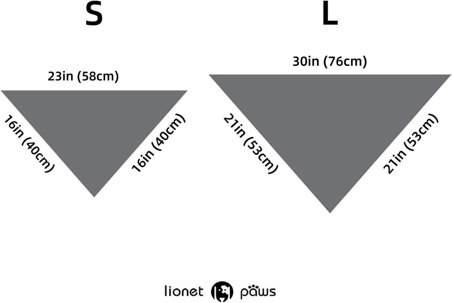 Lionet Paws Halloween Dog Bandana for Small Medium Large Dogs, Cat Dogs Kerchief Triangle Bibs Scarf for Girl or Boy