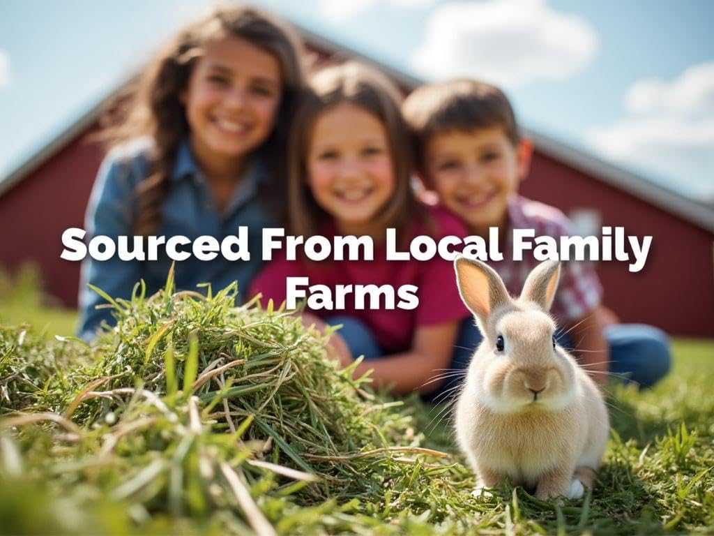 Blue Mountain Hay | Fresh Alfalfa Hay (48 Ounce) | High Leaf Retention | Nutritious High-Altitude Hay Pet Food for Rabbits, Guinea Pigs, Chinchillas, Hamsters, and Other Small Pets