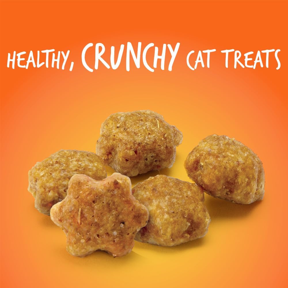 Fruitables Cat Treats, Healthy Treats for Cats, Low Calorie and Packed with Protein, Crunchy Biscuits, Free of Wheat, Corn and Soy, Made with Real Tuna and Pumpkin, 30oz