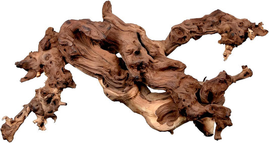 Natural Driftwood for Aquarium 12"-16" Large Aquarium Coral Wood Decor | Single Piece for Fish Tank Landscaping, Reptile Terrarium Climbing Branch, Freshwater Aquatic Wood Aquascaping