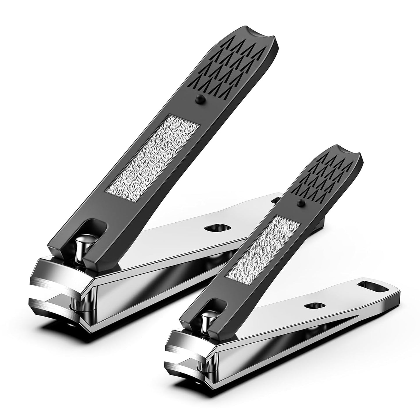 BEZOX Fingernail Clippers Set, Precision Cutting Finger Nail Clipper for Adult Men and Women, Ergonomic Design Toe Nail Cutter Trimmer