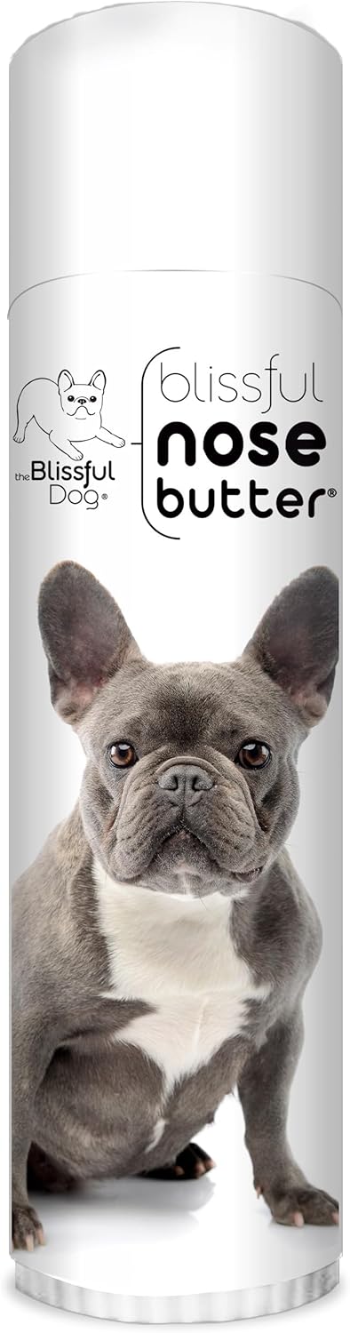 The Blissful Dog Blue French Bulldog Unscented Nose Butter - Dog Nose Butter, 0.50 Ounce
