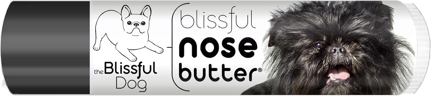 The Blissful Dog Affenpinscher Nose Butter for Dry, Cracked Skin, Lick-Safe Dog Nose Balm with Moisturizing Shea Butter, Almond, Olive, and Essential Oils, Pet Supplies, Uncented, 0.15 oz.