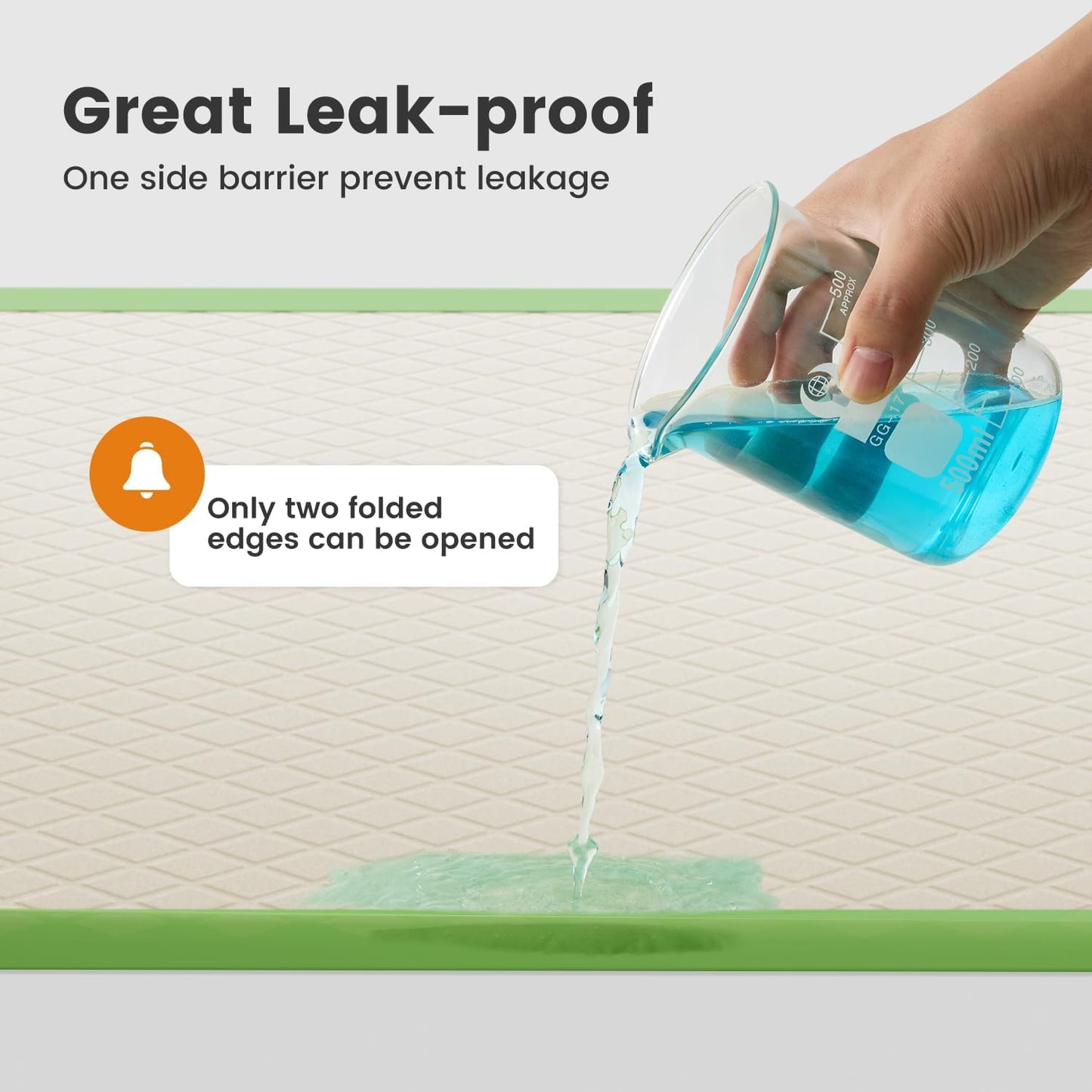 Gardner Pet Dog Pee Pads Extra Large 28"x34", XL Thicker ECO Green Disposable Puppy Training Pads Super Absorbent Full Edge-Wrapping Pad for Dogs, Puppies, Cats, Rabbits (100 Count)