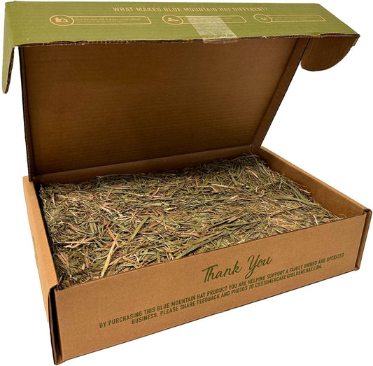 Blue Mountain Hay | Fresh Timothy Hay (5 Pounds) | Great for All Ages | High-Altitude Hay Pet Food for Rabbits, Guinea Pigs, Chinchillas, Hamsters, and Other Small Pets