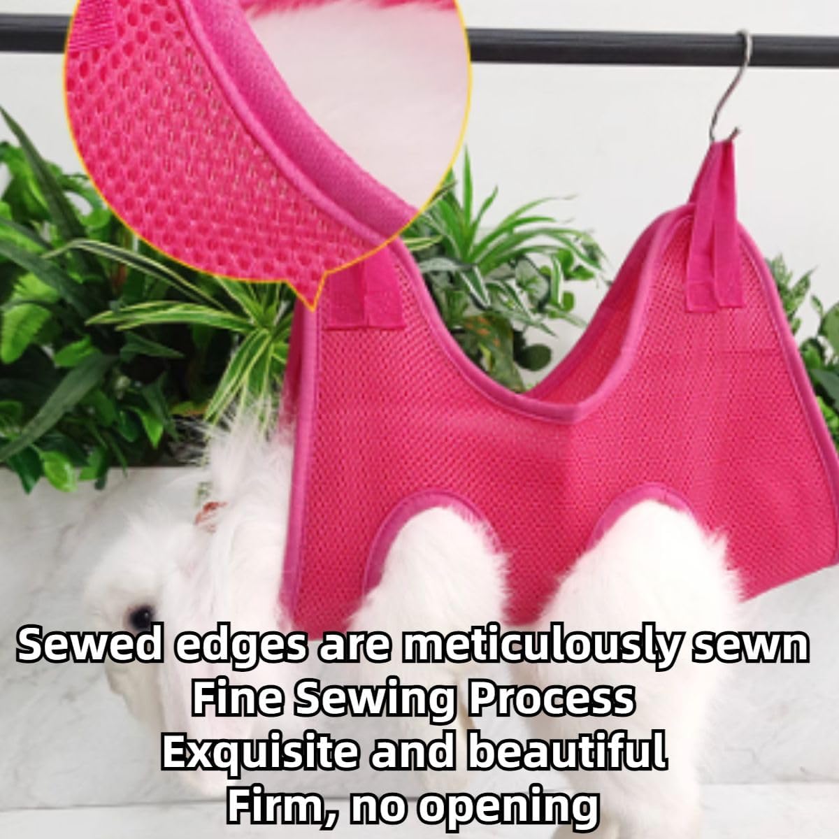 Rabbit Grooming Hammock with Safety Belt for Nail Clipping, Grooming, Bunny Bathing Bag for Nail Trimming, Cat Claw Care Bag, Small Animal Grooming Harness (Grey,XX-Small)