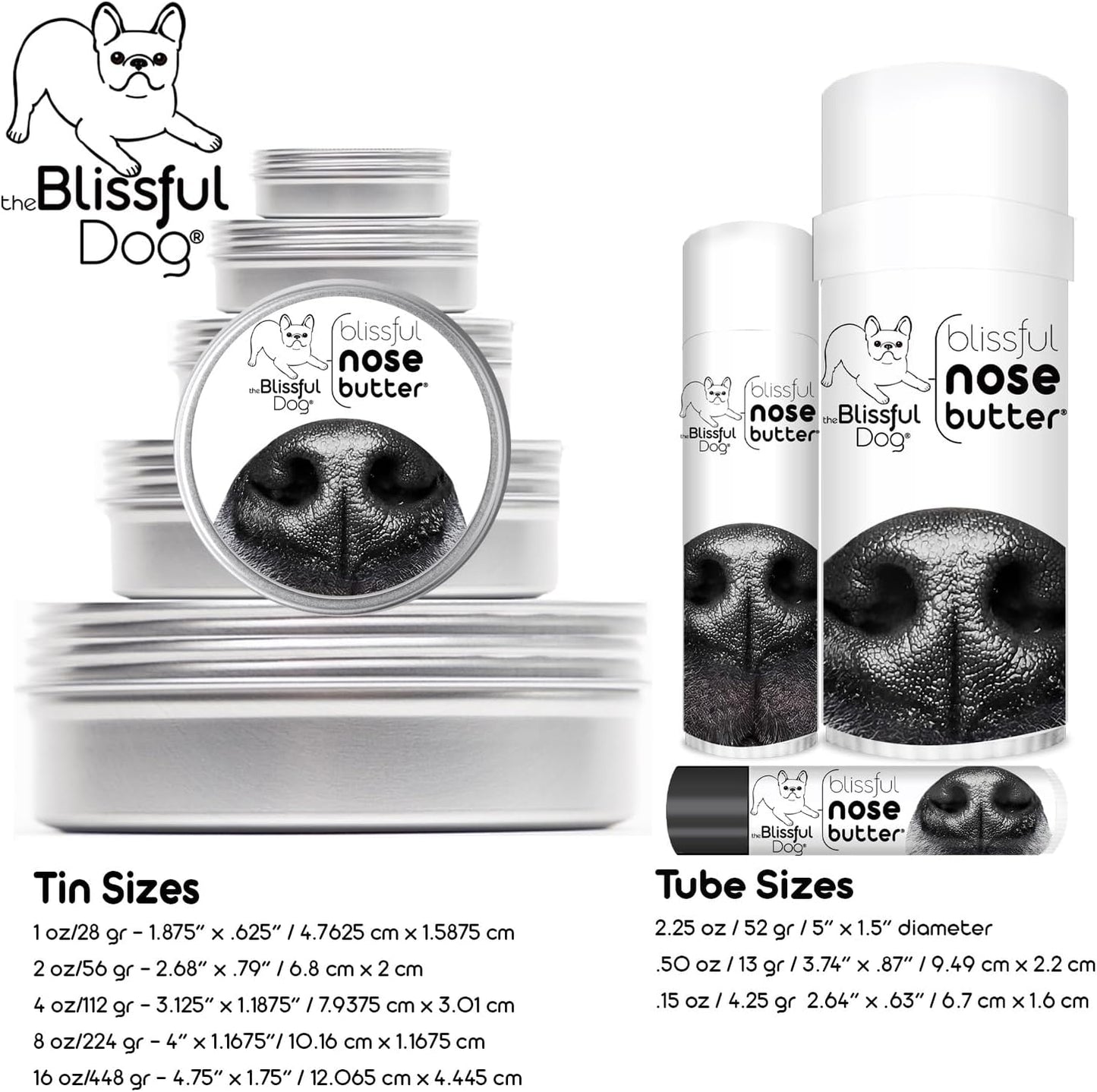 The Blissful Dog Great Pyrenees Unscented Nose Butter - Dog Nose Butter, 0.50 Ounce