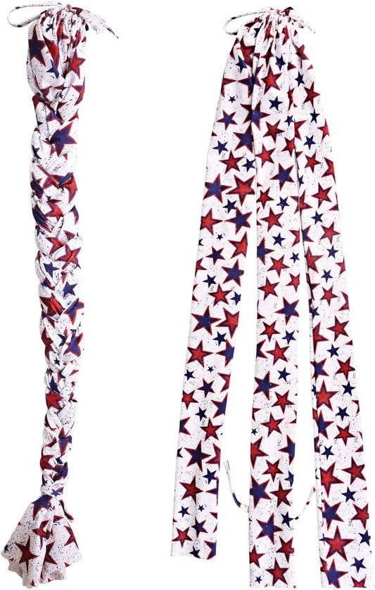 Harrison Howard 3 Tube Stretchy Fabrics Adjustable Closure Lightweight Horse Tail Bag for Horses Braid-in Tail Bag