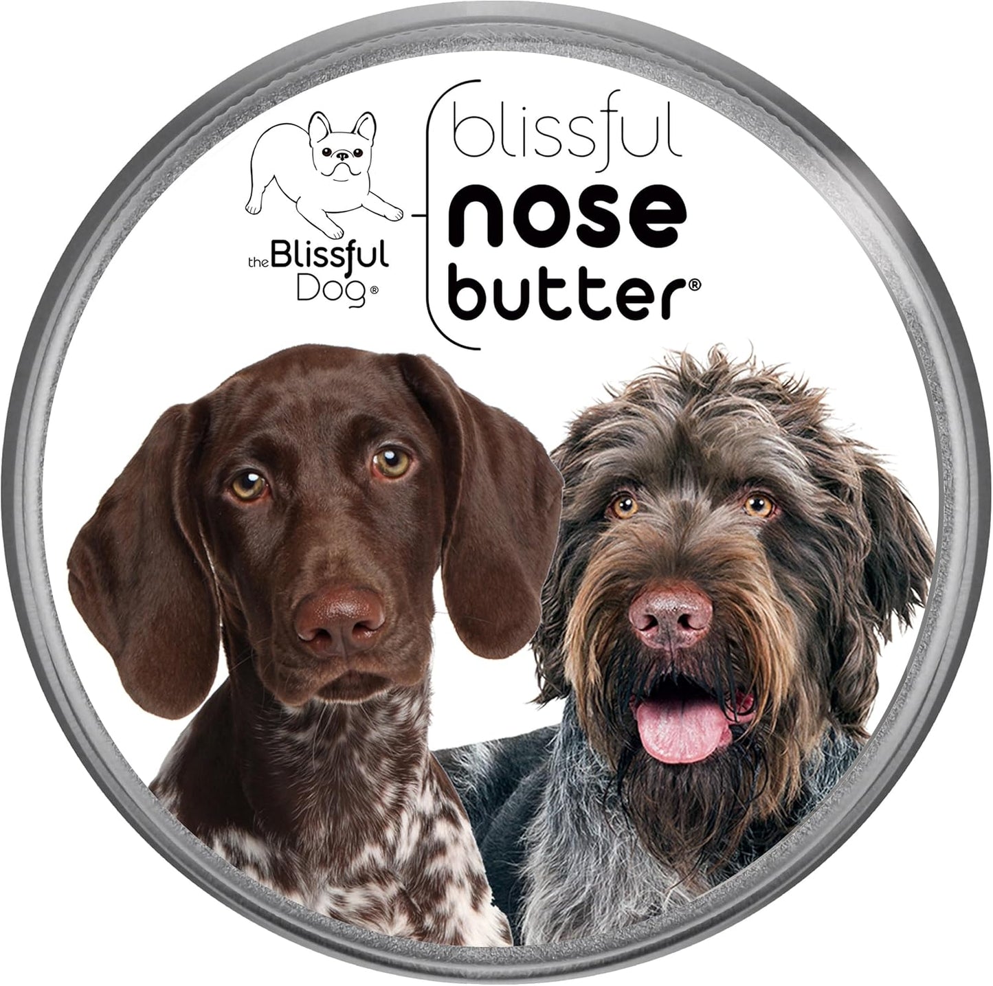The Blissful Dog German Shorthaired Pointer Nose Butter for Dry, Cracked Skin, Lick-Safe Dog Nose Balm with Moisturizing Shea Butter, Almond, Olive, and Essential Oils, Pet Supplies, Uncented, 8 oz.