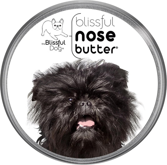 The Blissful Dog Affenpinscher Nose Butter for Dry, Cracked Skin, Lick-Safe Dog Nose Balm with Moisturizing Shea Butter, Almond, Olive, and Essential Oils, Pet Supplies, Uncented, 2 oz.