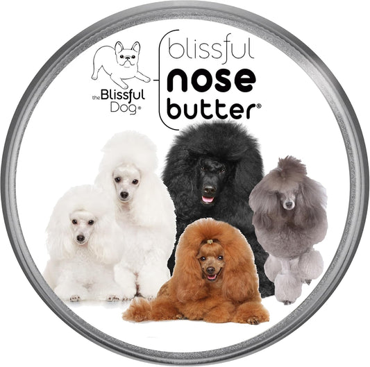 The Blissful Dog Poodle Unscented Nose Butter - Dog Nose Butter, 8 Ounce