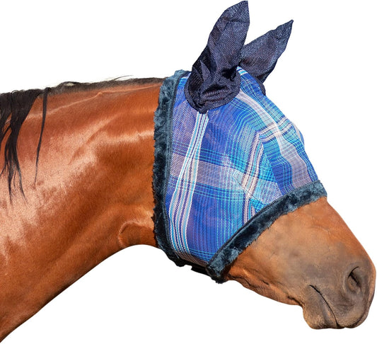 Kensington Signature Fly Mask w/Plush Fleece & Ears w/Forelock Hole Size