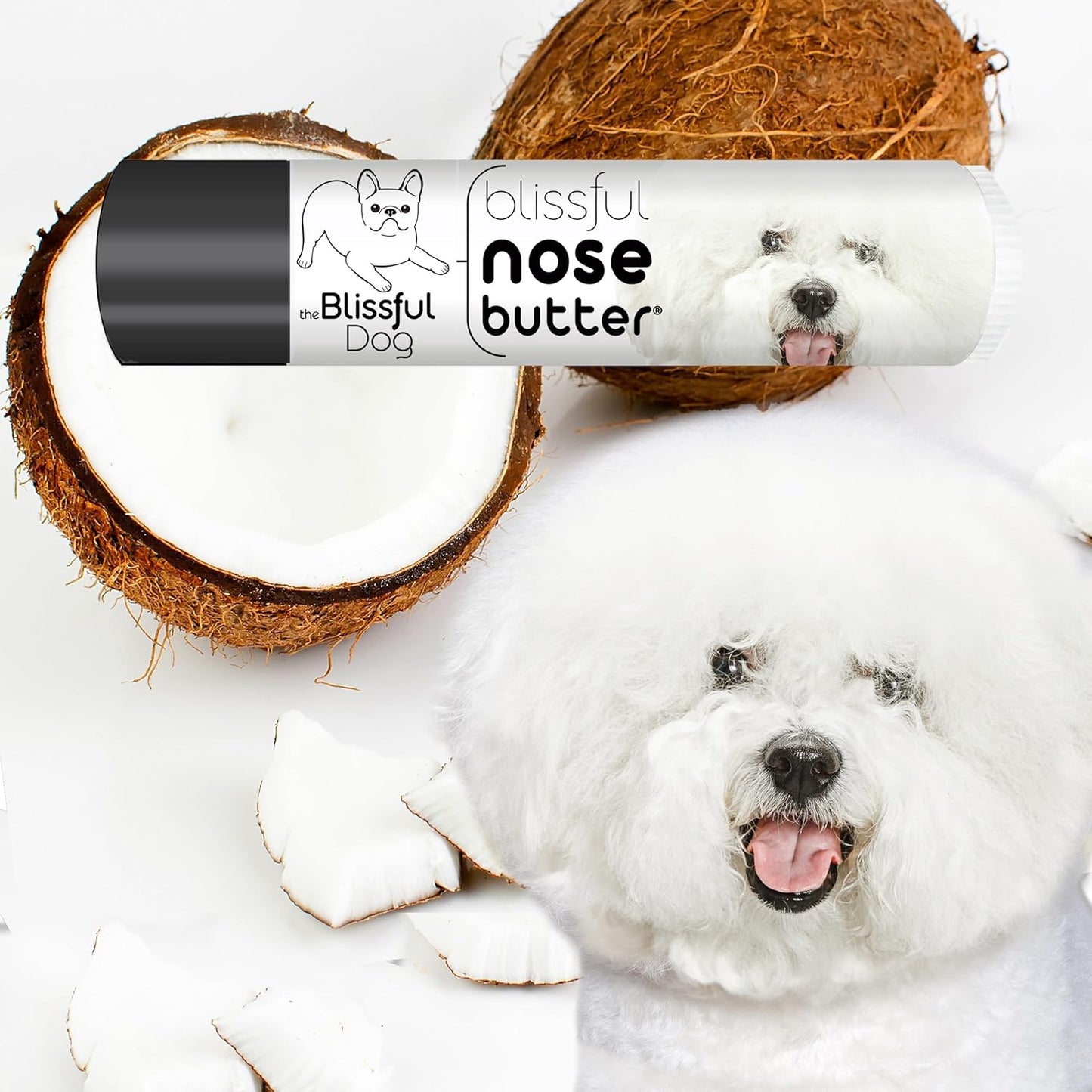 The Blissful Dog Bichon Frise Unscented Nose Butter, 0.15-Ounce