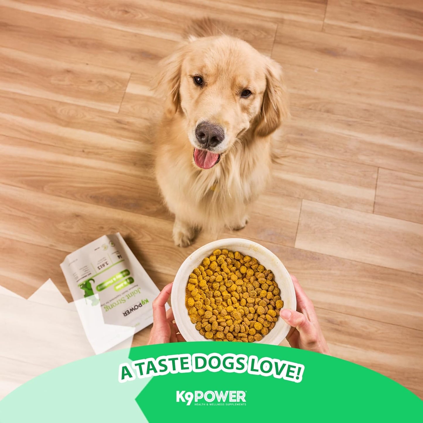 K9 Power Joint Strong Supplement 1 lb - Dog Joint Health & Mobility Support with Glucosamine, Curcumin, Chondroitin, Hip & Joint Pain Relief