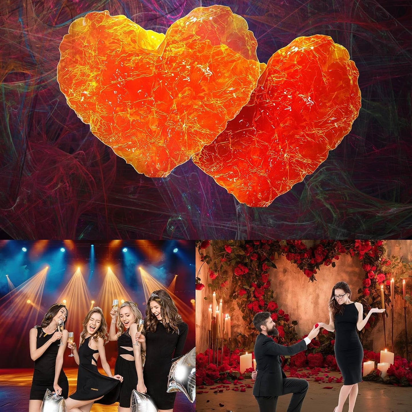 Mushrooms Aquarium Background Mushrooms in Dark Forest with Bright Colors Terrarium Background Tranquil Lake Cartoon Style Aquatic Plants Fish Tank Backdrop Poster Decorations Wallpaper Decor 30x18in