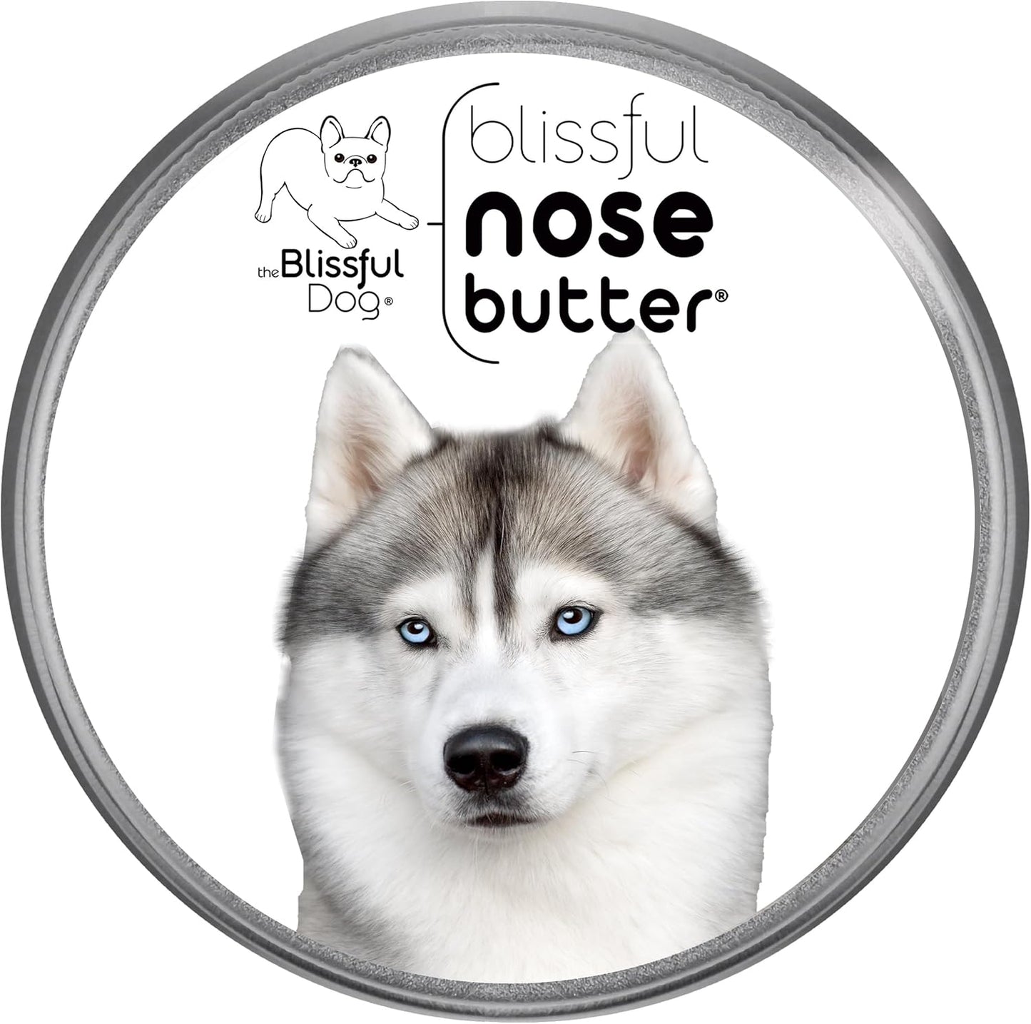 The Blissful Dog Husky Nose Butter, Versatile Dog Nose Balm for Dry Nose, Handcrafted Nose Moisturizer, Easy-to-Apply Dog Essentials, Unscented, 1 oz.