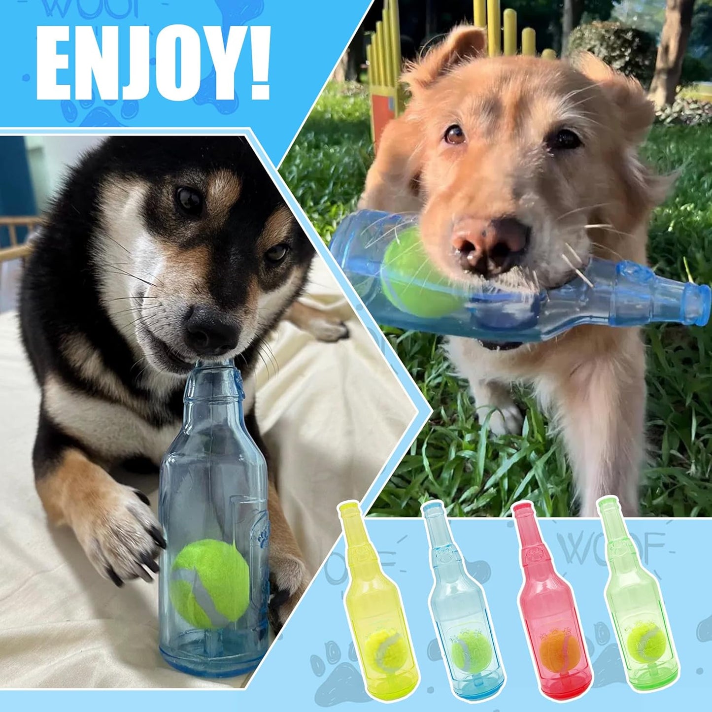 Dog Squeaky Floating Toy for Small Medium Large Dogs Training Fetch Indestructible Dog Chew Toys Indoor Pool Beach Outdoor Pet Supplies Red M