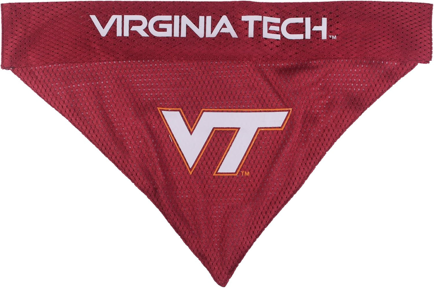 Pets First Collegiate Pet Accessories, Reversible Bandana, Virginia Tech Hokies, Small/Medium