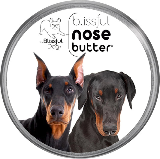The Blissful Dog Doberman Nose Butter, Versatile Dog Nose Balm for Dry Nose, Handcrafted Nose Moisturizer, Easy-to-Apply Dog Essentials, Unscented, 2 oz.