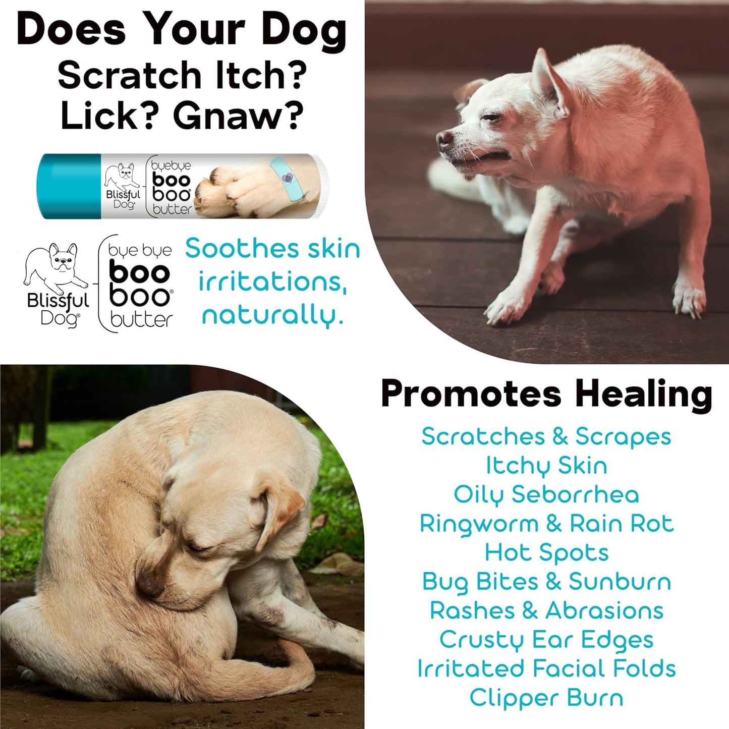 The Blissful Dog .15 oz Tube Neapolitan Mastiff Booboo Butter