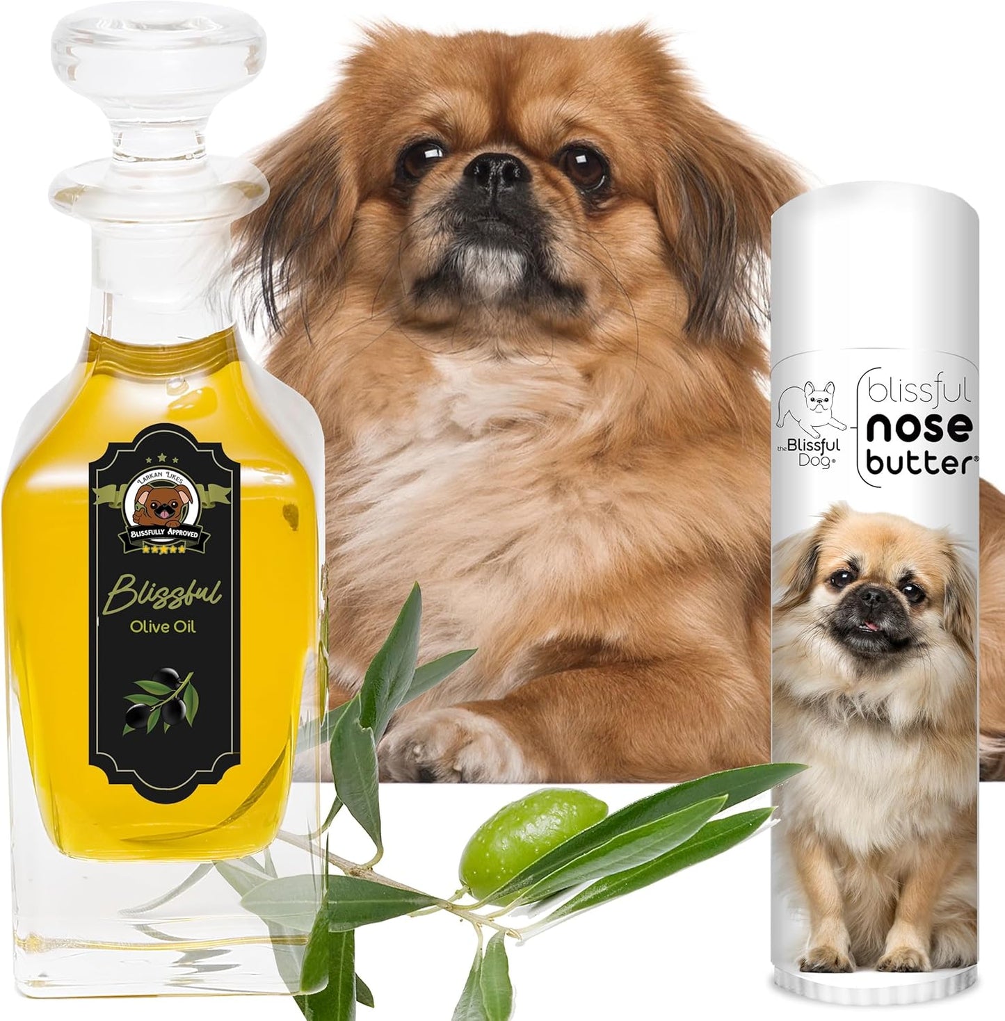 The Blissful Dog Tibetan Spaniel Unscented Nose Butter - Dog Nose Butter, 0.50 Ounce