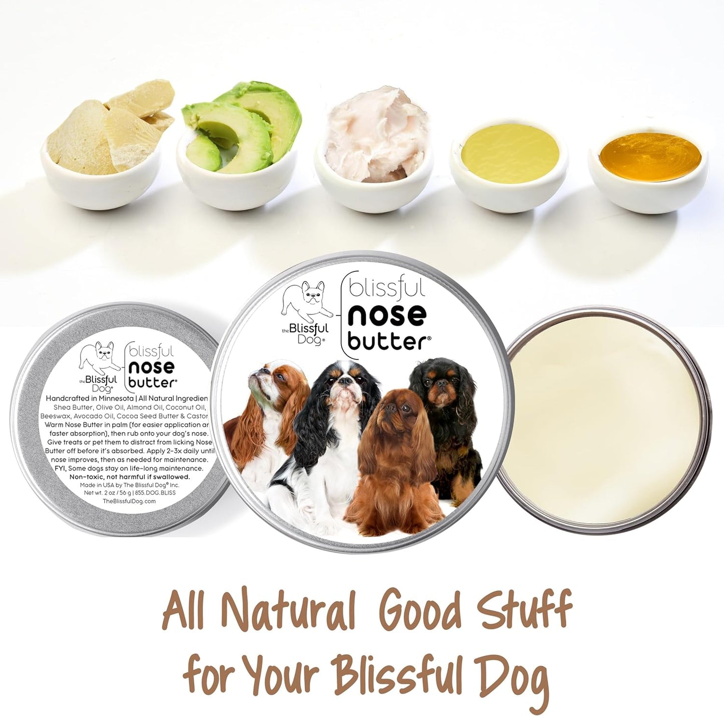 The Blissful Dog English Toy Spaniel Unscented Nose Butter